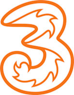 3 logo icon - orange