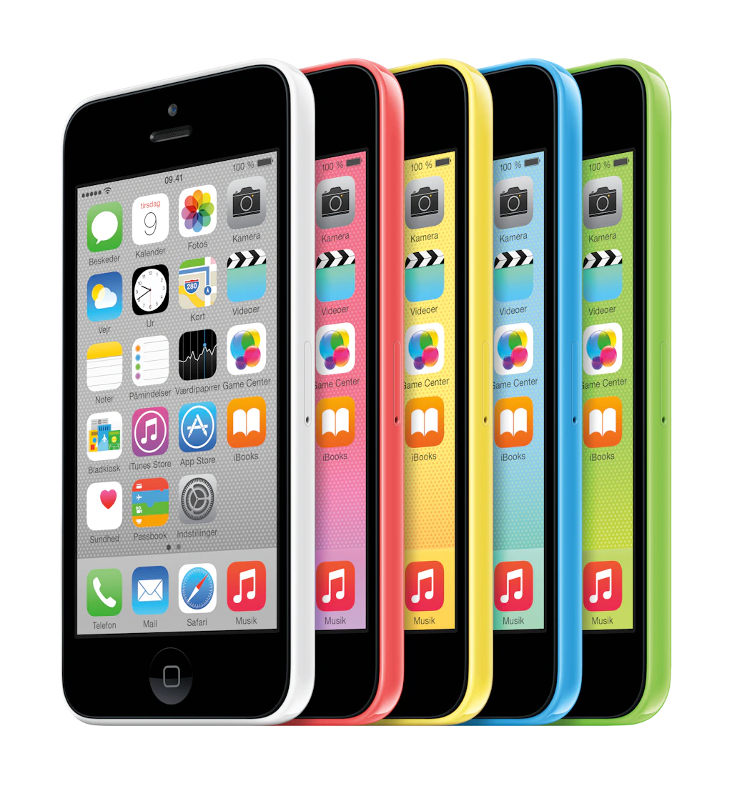 iPhone5c 34R AllColors DK-DA-PRINT