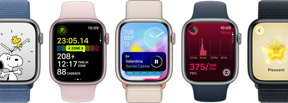 Apple watch s9 - forskellige designs