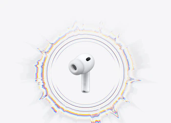 AirPods Pro 3 i cirkel