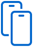 iPhone 15 - ikon - blå telefoner