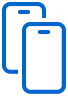 iPhone 15 - ikon - blå telefoner