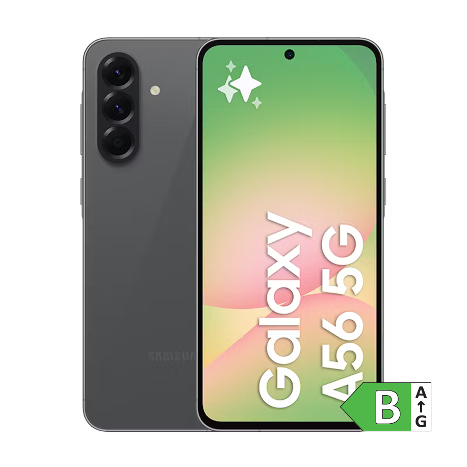 Samsung Galaxy A56 med energimærke B