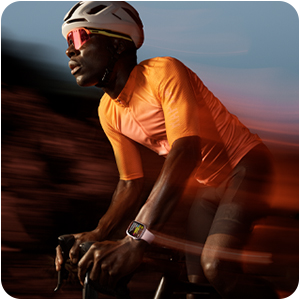 Apple watch s9 - mand på cykel