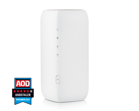 Hvid 5G router til 3Internet