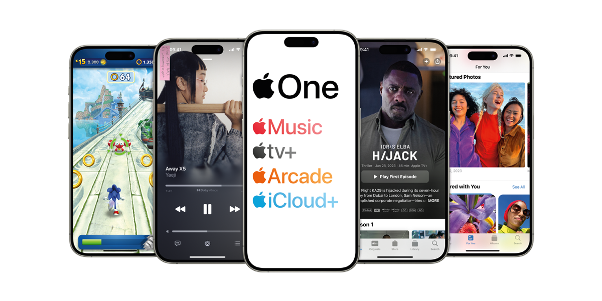 Apple One content i mobiler