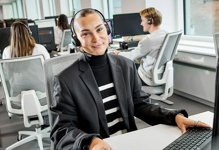 Medarbejder i kundeservice