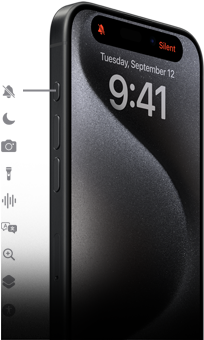 iPhone 15 - knappen handling